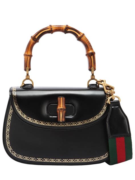 gucci shoulder bag with bamboo handle|gucci bamboo top handle bag.